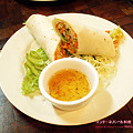 100808-3本格カレーとモチモチナン！ インド・ネパール料理～ミト～東京都大田区・雪が谷大塚☆エベレストロール・ハーフサイズ