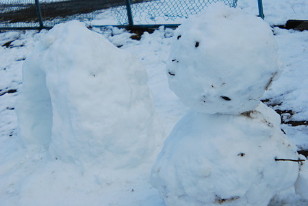 mud Snowmen