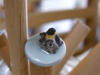 ミニチュア陶器ペンギン01