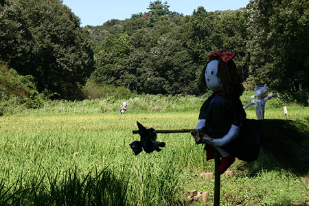 私も田を守る…