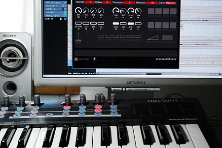 novation Nocturn Keyboard 25 エディット画面含む