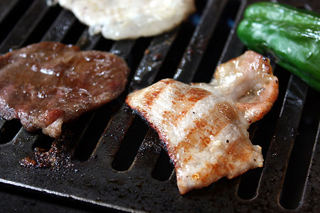 2010.08.22(SUN)/八街・榎久 牛豚焼肉定食 780円
