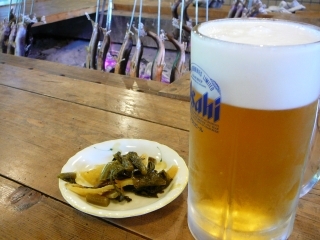 囲炉裏ビール