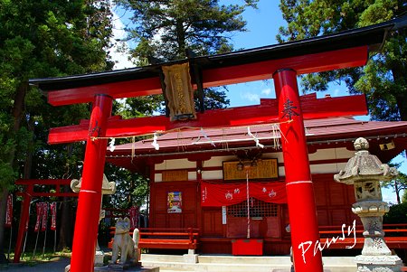 福徳稲荷神社社殿　米沢 上杉神社 6