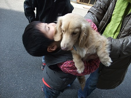 子供達と別れの挨拶