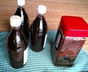 赤紫蘇酢と赤紫蘇ジュース