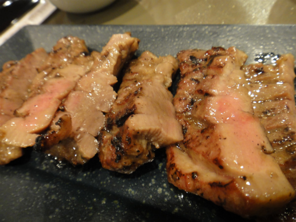 おすすめの「極厚芯たん定食」